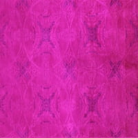Ahgly Company Indoreni pravokutnik Oriental ružičasti Industrijski prostirke, 5 '7'