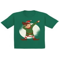 Neugodni stilovi ružna božićna majica za dječje djevojke dječake Dabbing Xmas Elf Baby majica