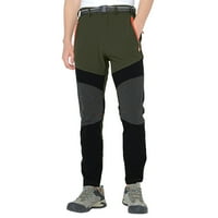 B91XZ muškarci Joggers Hlače muške patchwork hlače na otvorenom patentne pantalone na patke hlače pune duljine hlače za hlače, veličine xl
