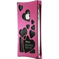 Wicked Metal Wmj heartbreaker Alloy Case za iPhone 4 4S - Maloprodajna ambalaža-Pink