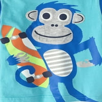 Grafička majica i šorc za mališane, komplet odjeće