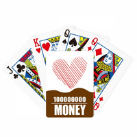 Srce Crvena skica Dan zaljubljenih Poker igranje karata smiješna igra ruku