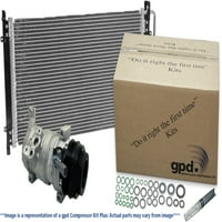 Globalni dijelovi Distributeri 9643360A kompresor kompresor plus Odgovara: 2009- Honda CR-V