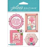Jolee's Boutique dimenzionalne naljepnice-Mini okviri za djevojčice