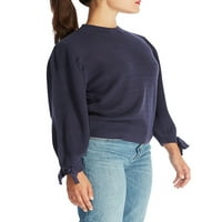 Heather B ženski mock džemper sa rukavima za luk