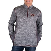 Virginia Tech Hokies Muška jakna za fitness zip atletika