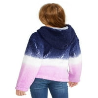 Sherpa jakna za djevojčice dugih rukava, veličine XS-XL