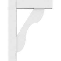 3 W 16 D 22 H standardni Carmel Architectural Clue PVC nosač sa blokovima krajeva