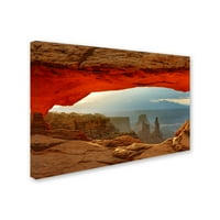 Zaštitni znak likovne umjetnosti 'Canyonlands Mesa Arch' platno Art Mike Jones Photo
