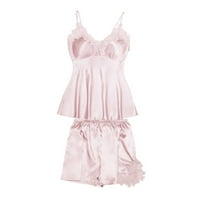 Ženske Pidžame Sling Shorts Pjs Set Ženske Chemise Nightwear