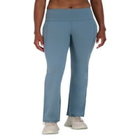 Reebok ženske svakodnevne pantalone za jogu sa visokim strukom sa visokim strukom sa džepovima i 31 unutrašnjim šavom