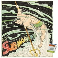 Marvel Comics - Sub-Mariner - Trident zidni poster sa push igle, 22.375 34