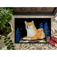 Carolines Treasures SS8445jmat zvjezdane noći Shiba Inu u zatvorenom ili vanjskom prostirku 24x36, 36