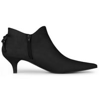 Jedinstvene ponude Ženske šiljaste toe mačene pete cipele za gležnjeve
