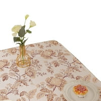 LUMENTO TABLECELTHS TASSELS Stolcloth pokriva luksuzne krpe za stol cvjetni print pamučni posteljina ulje-vintage