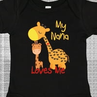 Inktastic My Nana voli me žiraffe poklon baby boy ili baby girl bodysuit