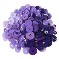 Simplicitno dugme sakupljači jar asortirani gumbi ljubičaste boje