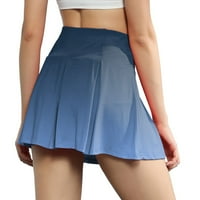 Sksloeg Skorts suknje za dame teniske suknje ugrađene kratke hlače gradijent štampane atletske Golf suknje