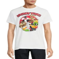 Looney Tunes muška i velika Muška dukserica s kapuljačom od flisa i grafička majica, 2 pakovanja, veličine