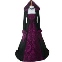 Gotska odjeća za žene renesansna Ženska odjeća seljačka haljina za žene renesansna bajkovita haljina za