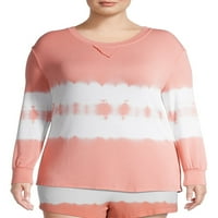 Tru Self ženska pulover pulover veličine Shibori Tie-Dye