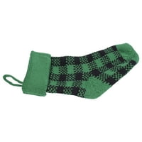 Božićni privjesak, viseći čarape široko korišteno pletivanje za spavaće sobe za domove za restorane crvene + crno, crno + bijelo, crno + zeleno