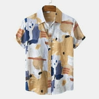 Corashan muške košulje, muške Casual labave plaže u havajskom stilu kratki rukavi gornji ljetni štampani
