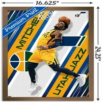 Utah Jazz-Donovan Mitchell Zidni Poster, 14.725 22.375