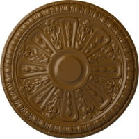 Ekena Millwork 18 od 1 4 P raymond stropnog medaljona, ručno oslikani dimyy Topaz