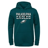 Philadelphia Eagles Boys 4- LS Fleece Hoodie 9k1bxfggb XL14 16