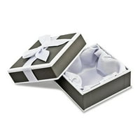 Primal Silver Sterling Silver rhodium plated Diamond Amethyst jastuk privjesak sa Forzantina kabelskim lancem