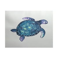 Jednostavno tratinčica 2' 3 ' morska kornjača sa životinjskim printom u zatvorenom tepihu