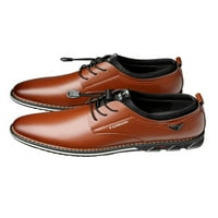 Difumos Muške Nelip Elastične Cipele Sa Trakom Sjajne Niske Poslovne Udobnosti Cipele Oxford