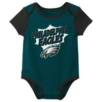 Philadelphia Eagles NB inf boy 3pk onesie 9k1n3fgvs 3-6m