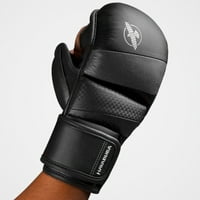 Hayabusa T 7oz hibridne mješovite borilačke vještine rukavice, crne sive male
