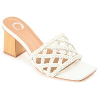 Kolekcija Journee Womens Evvie Tru Comfort Foam Open Square Fooe Block Heel Sandals