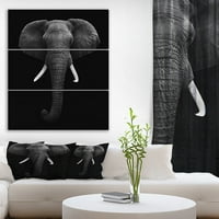 Art DesimanArt Afrički slont Afrika životinje Fotografija na zamotanom platnu setu - - paneli