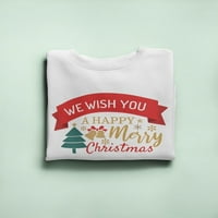 Želim vam sretan sretan Božić dukserice žene-slika od Shutterstock, ženski x-Large