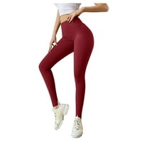 Ženske kratke hlače za trčanje rade sa Bowknot fitnes elastičnim joga šortsama u boji XXL