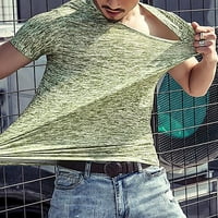 Muška majica muške vježbe za brzo sušenje Pileći uzorak kratki rukav sport pogodan za trčanje teretane