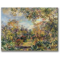 Zaštitni znak Likovna umjetnost pejzaž u Beaulieu Umjetnost platnenog zida Pjera Renoira