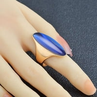 Jiyugala prstenovi za žene retro metal višekolika prsten za prsten na hladnom vjetru