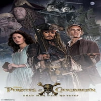 Disney Pirates of the Karipski: Mrtvi ljudi ne kažu nikam priču - zidni posad, 22.375 34