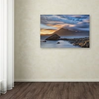 Zaštitni znak Fine Art 'Elgol Sunset' Canvas Art Michael Blanchette Photography
