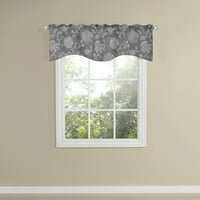 MAISON USA, LTD. FELICITY LINED SCALLOPED VALANCE 52 17