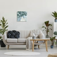 Stupell Industries moderna biljka eukaliptusa ostavlja Jug vaza Galerija slika omotano platno print zid