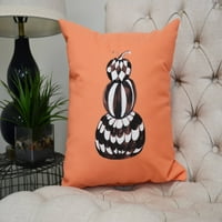 Bundkin hrpe narandžasti Halloween Print Dekorativni jastuk za bacanje