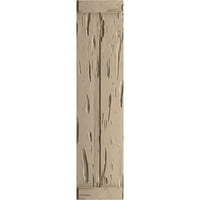Ekena Millwork 11 W 88 ​​ H rustikalna dvije ploče Pridružio se ploči-n-batten pecky cypress fau rolete