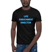 3xl Plavi životni režiser za obogaćivanje kratkih rukava od pamučne majice s nedefiniranim poklonima