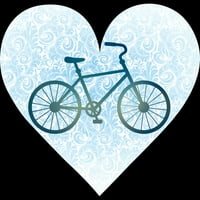 Love my bike Muška Crna grafički Tee-dizajn ljudi 3XL
